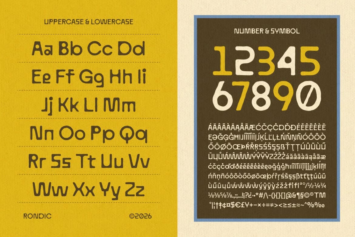 Rondic Free Font 5
