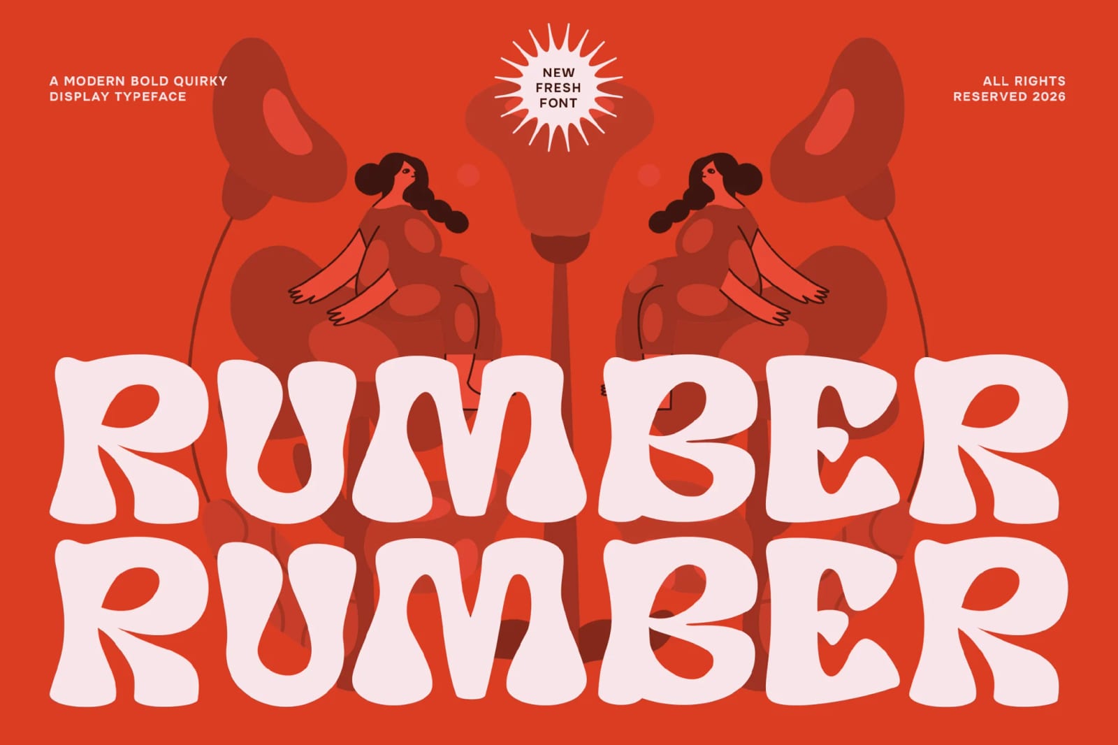 Rumber Free Bold Quirky Display Font 1