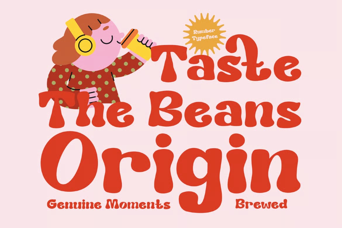 Rumber Free Bold Quirky Display Font 2