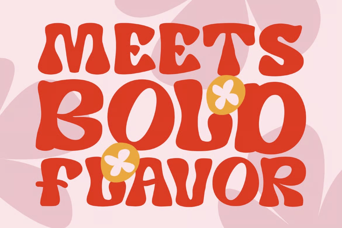 Rumber Free Bold Quirky Display Font 3