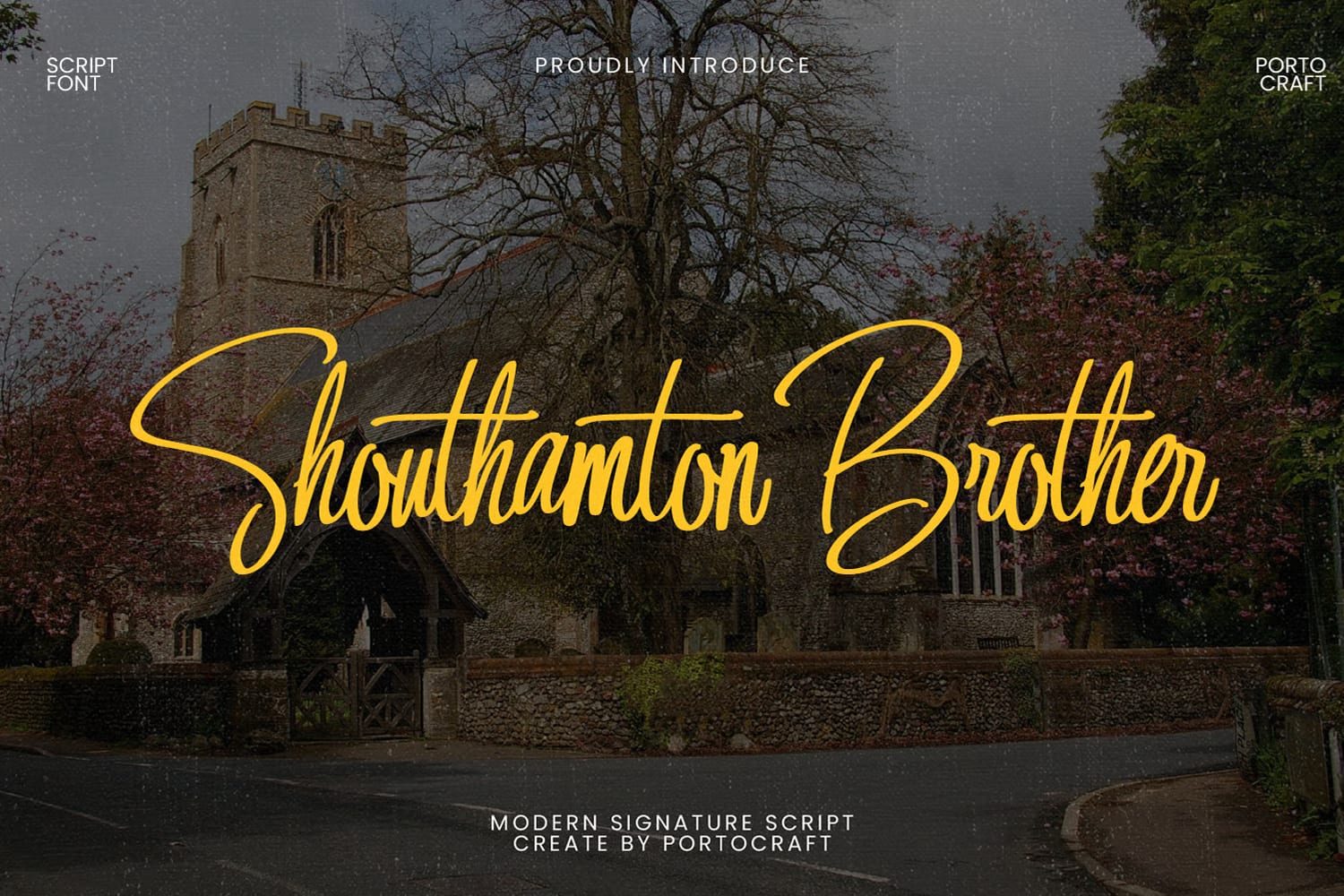 Shouthamton Brother Free Modern Signature Script Font 1