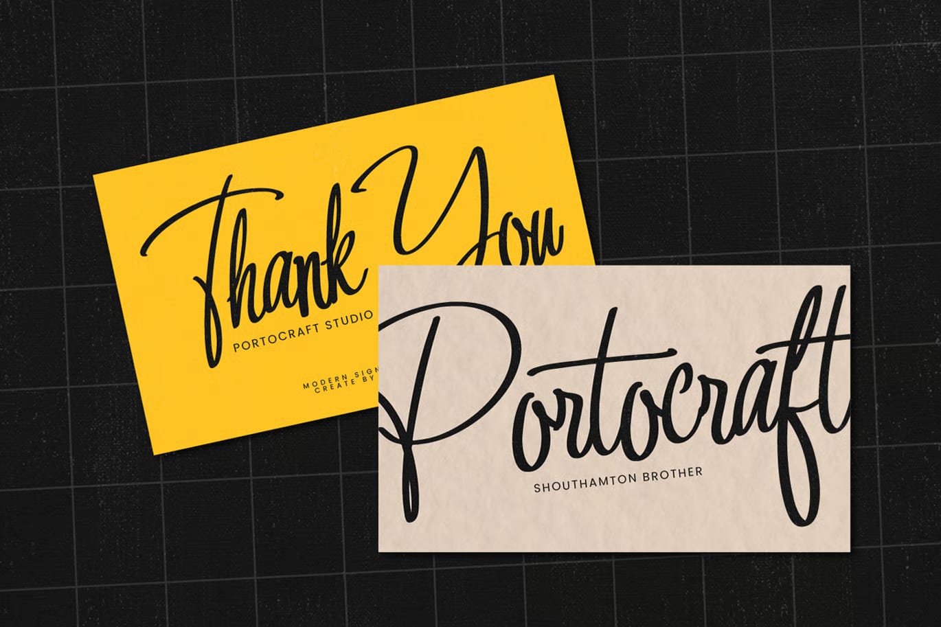 Shouthamton Brother Free Modern Signature Script Font 3