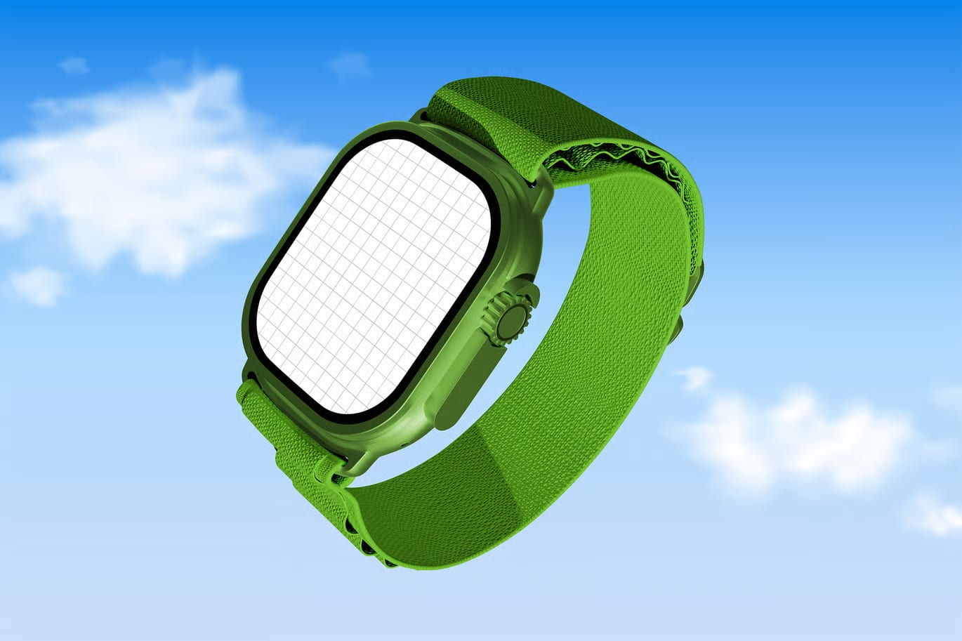 Smartwatch on a Bicycle Free Mockup 7