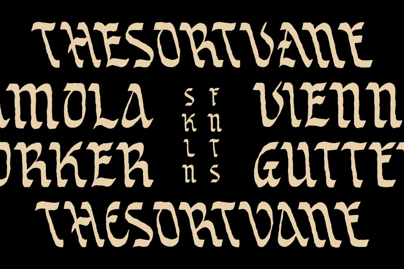Sortvane Rough Free Font 8
