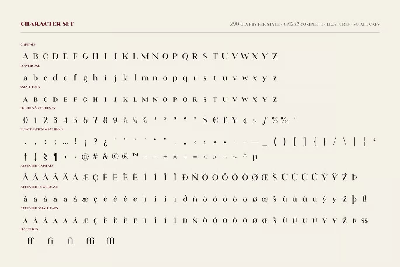 Taillevere Free Luxury Didone Serif Font 3