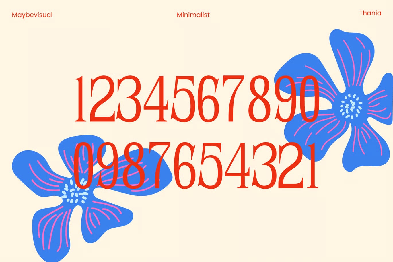 Thania Free Serif Font 5