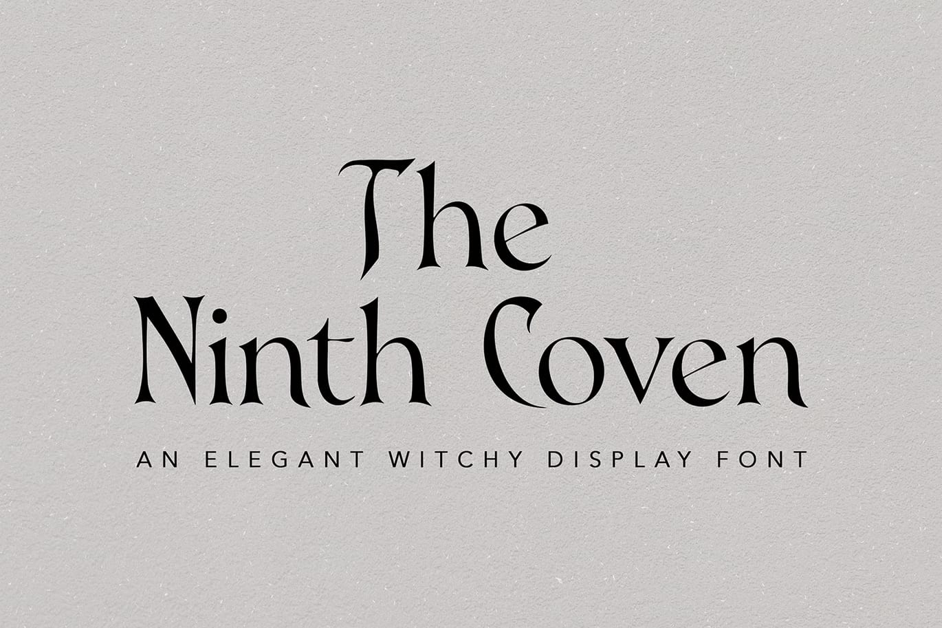 The Ninth Coven Free Font 7