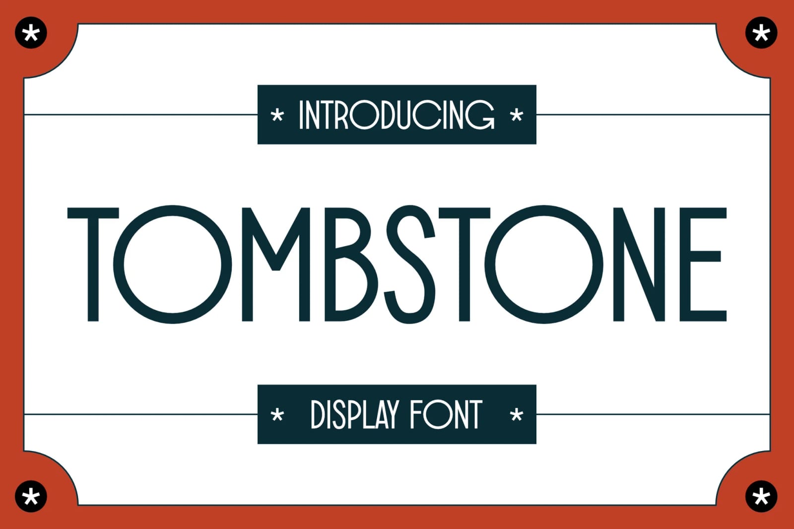 TOMBSTONE Free Retro Condensed Display Font 1