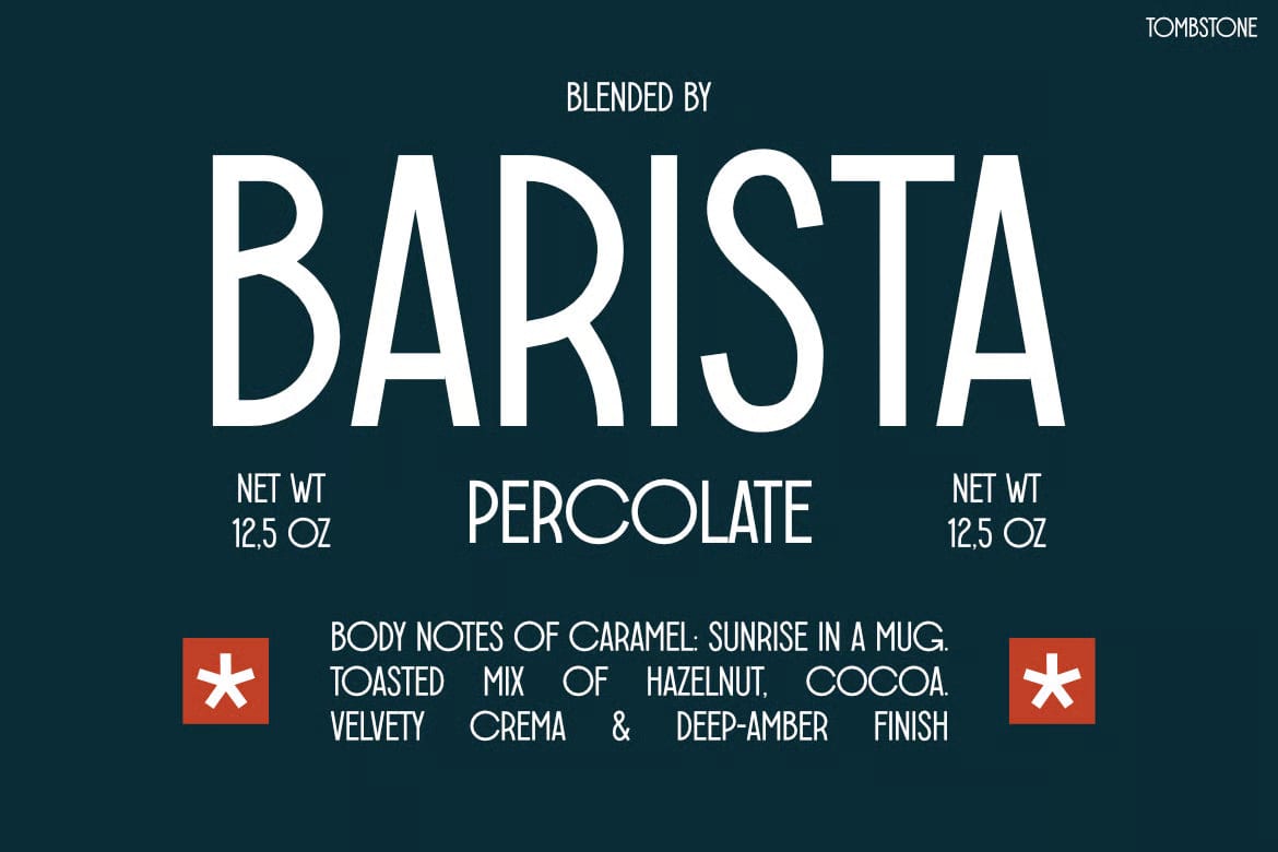 TOMBSTONE Free Retro Condensed Display Font 6