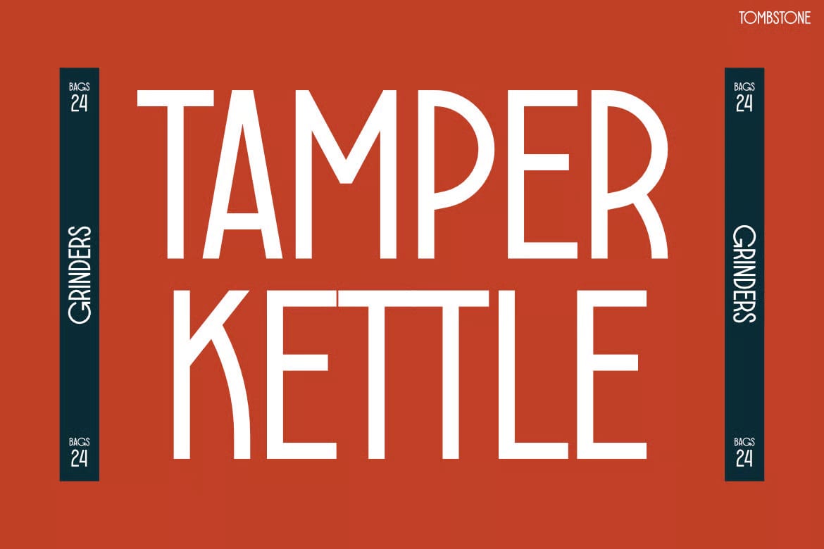 TOMBSTONE Free Retro Condensed Display Font 8