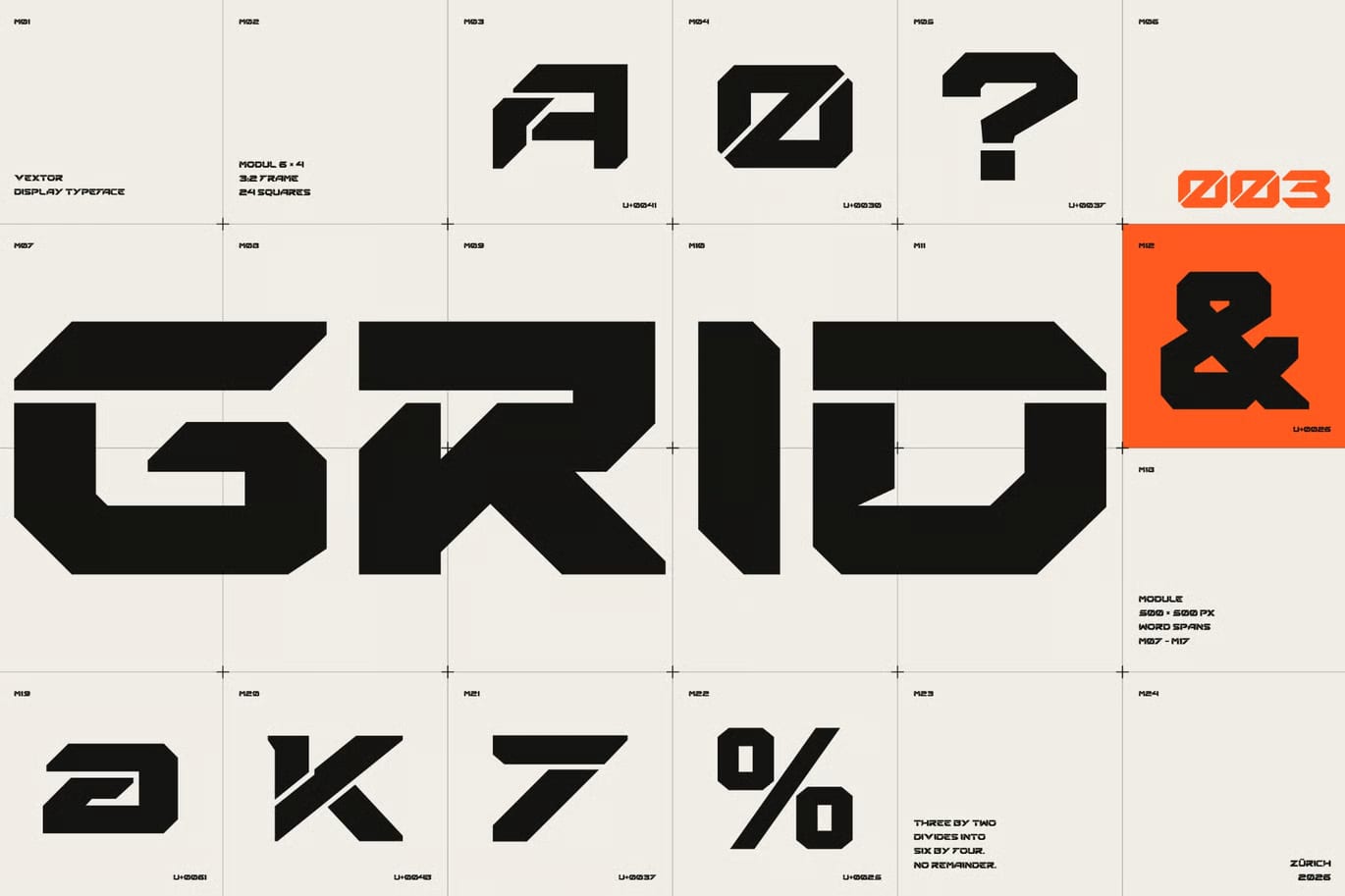 Vextor Free Edgy Futuristic Typeface 5