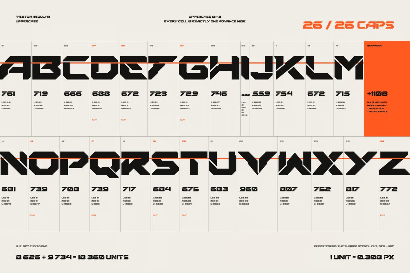 Vextor Free Edgy Futuristic Typeface 8