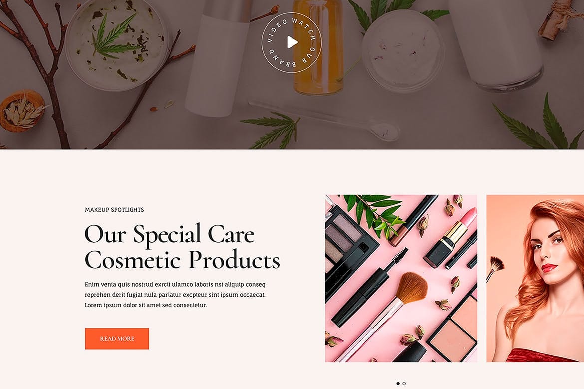 Viasun Free Beauty Cosmetics & Makeup SkinCare WordPress Theme 2