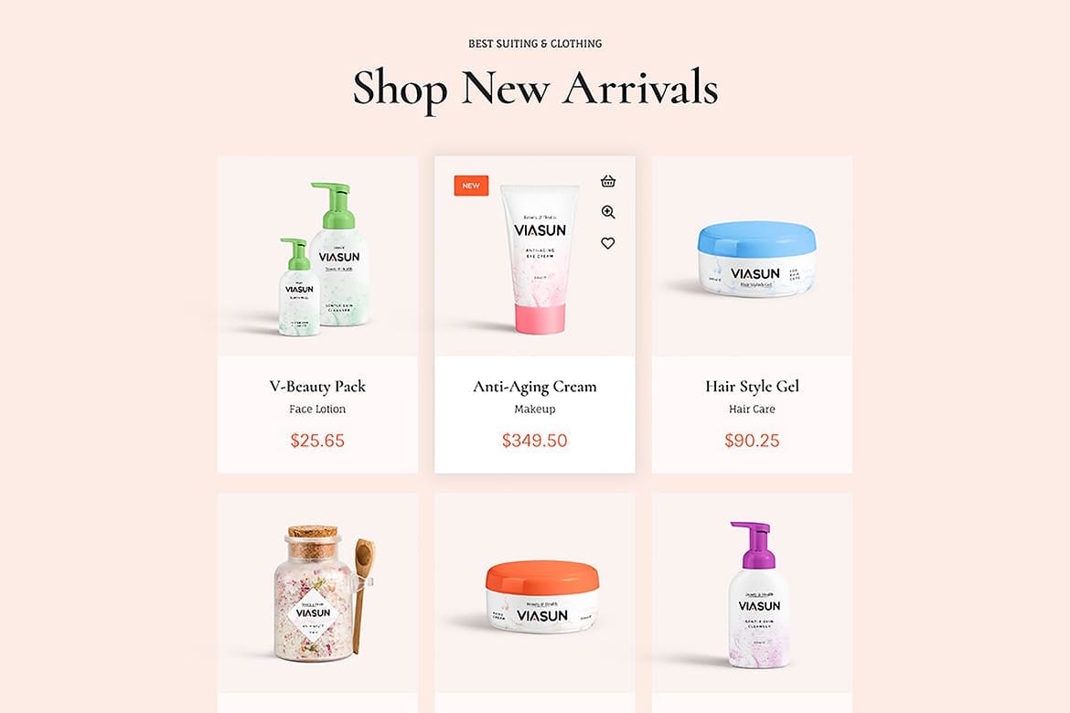 Viasun Free Beauty Cosmetics & Makeup SkinCare WordPress Theme 3
