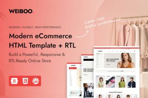 Weiboo Free eCommerce HTML Template + RTL 1
