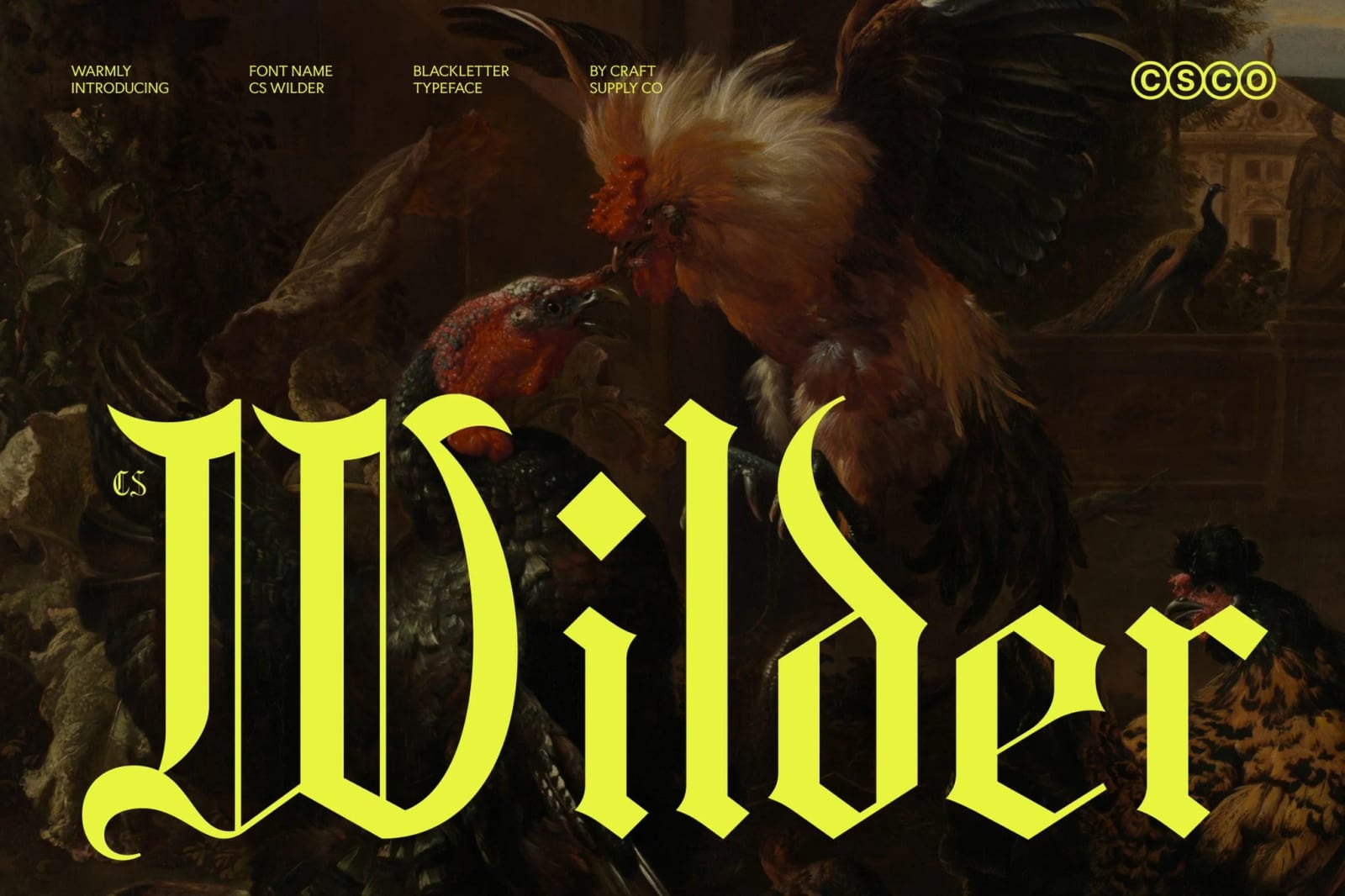 Wilder Free Blackletter Font 1