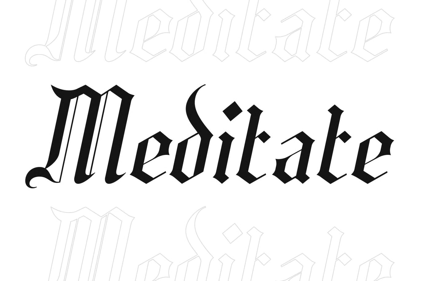 Wilder Free Blackletter Font 3