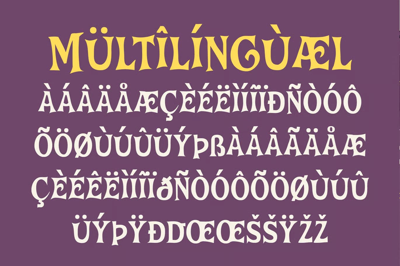 Witchrich Free Scary Horror Display Font 4