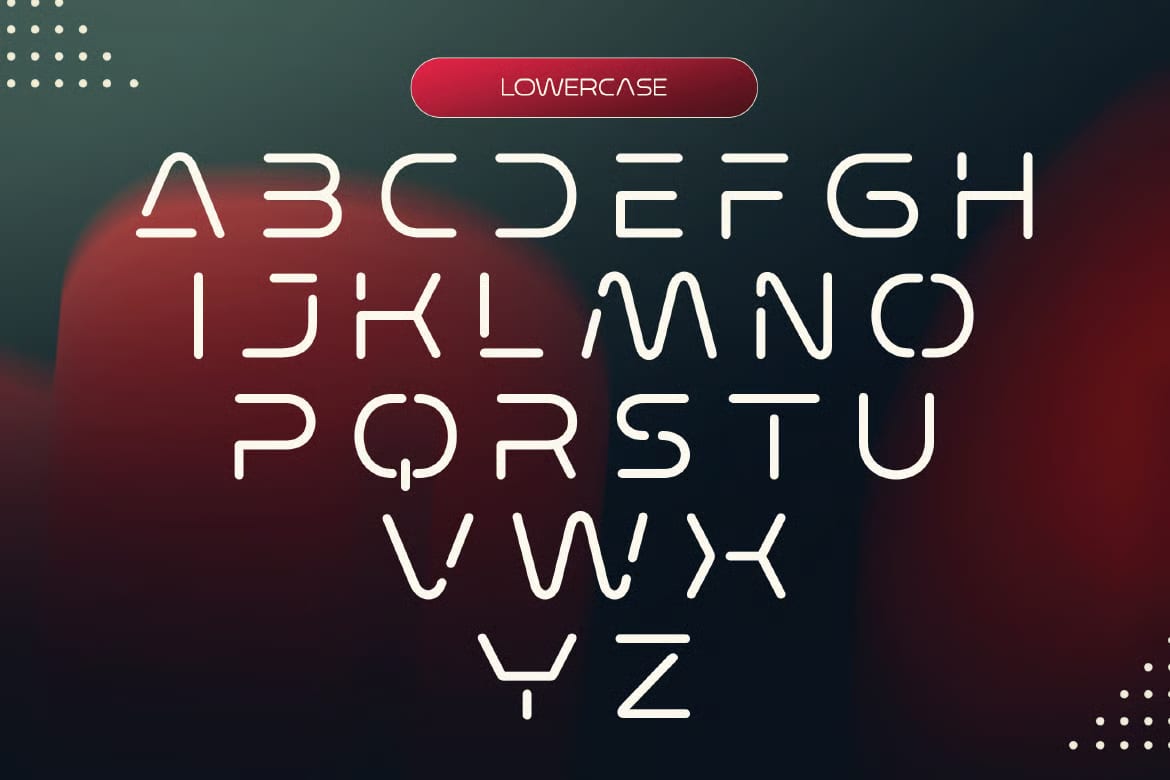 Xoonar Free Futuristic Display Font 7