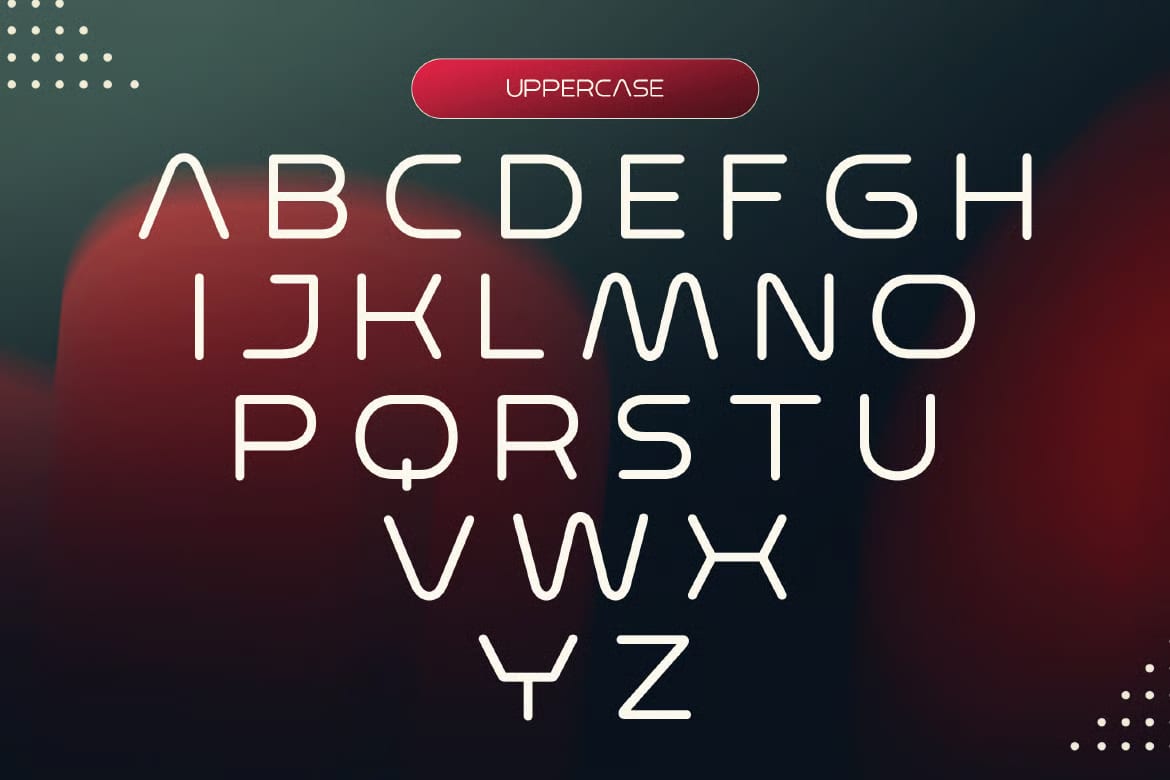 Xoonar Free Futuristic Display Font 8