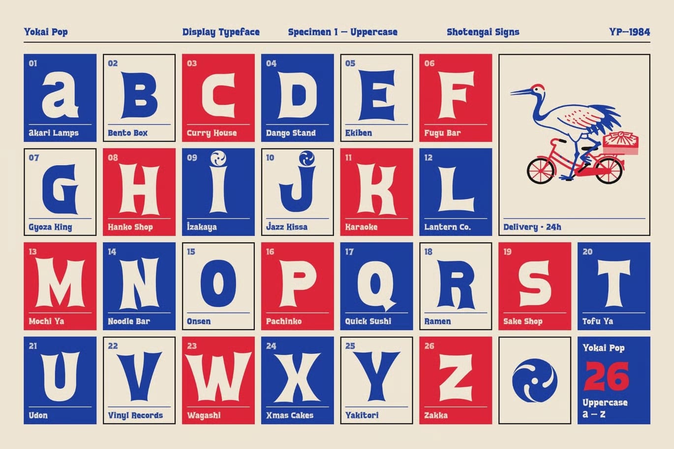 Yokai Pop Free Vintage Japanese Pop Typeface 4