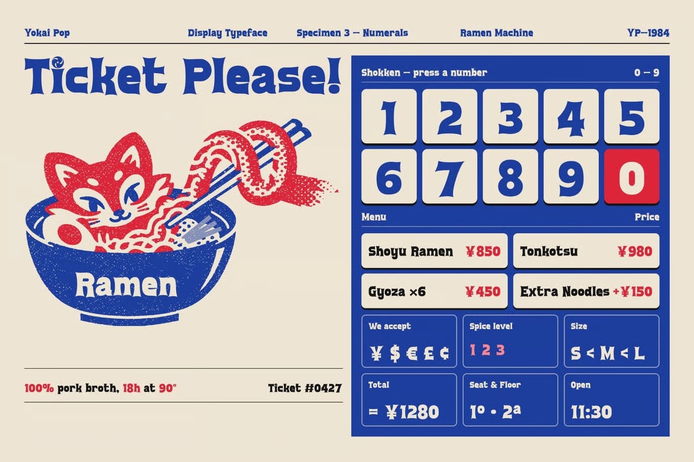 Yokai Pop Free Vintage Japanese Pop Typeface 5