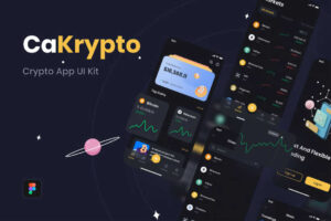 CaKrypto Free UI Kit – Crypto Market App & Web Screens_compressed