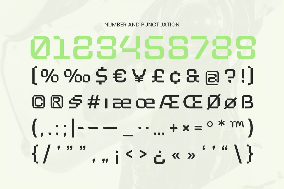 Texar Free Font Family – Modern Technology Style 3