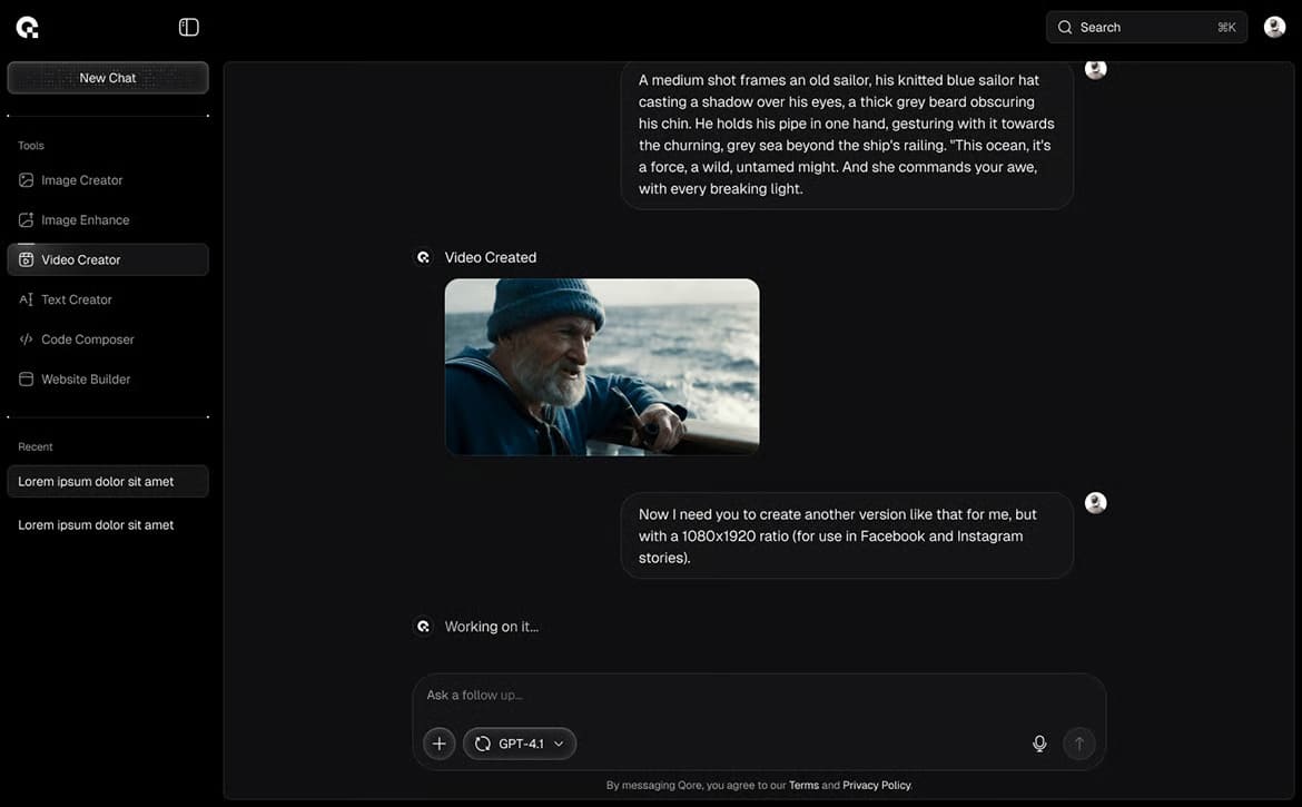 Qore Free WordPress Theme – SaaS & Startup Landing 3