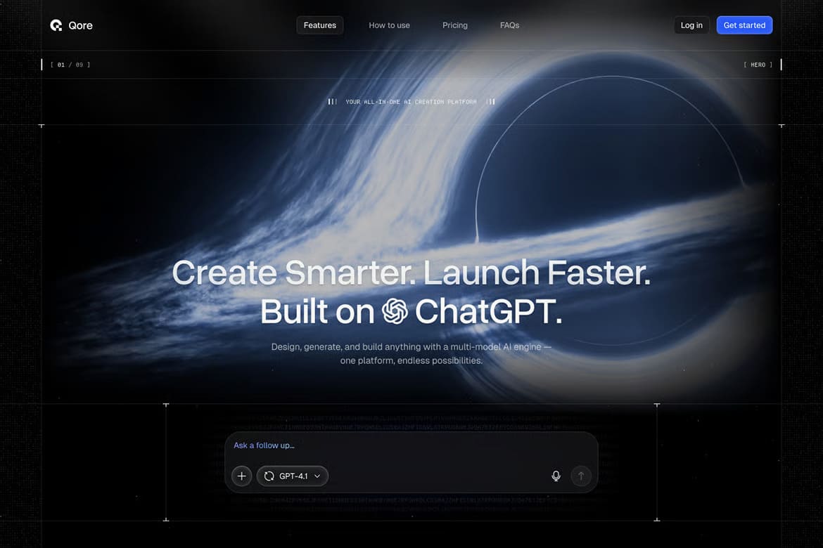 Qore Free WordPress Theme – SaaS & Startup Landing